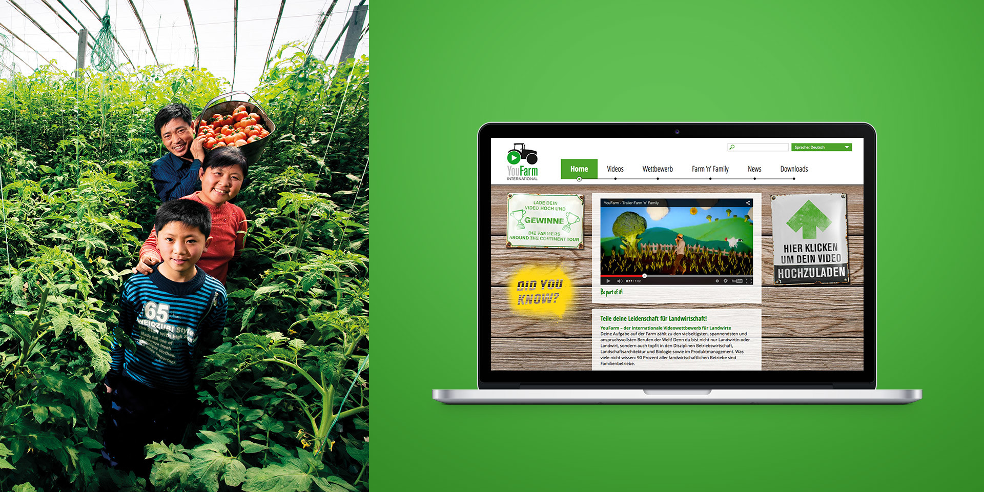 Landing Page YouFarm
